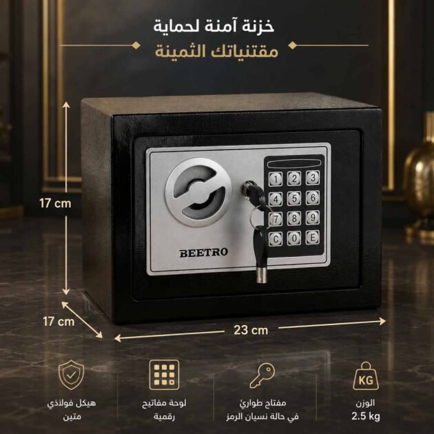خزنة Beetro الذكية - أسود